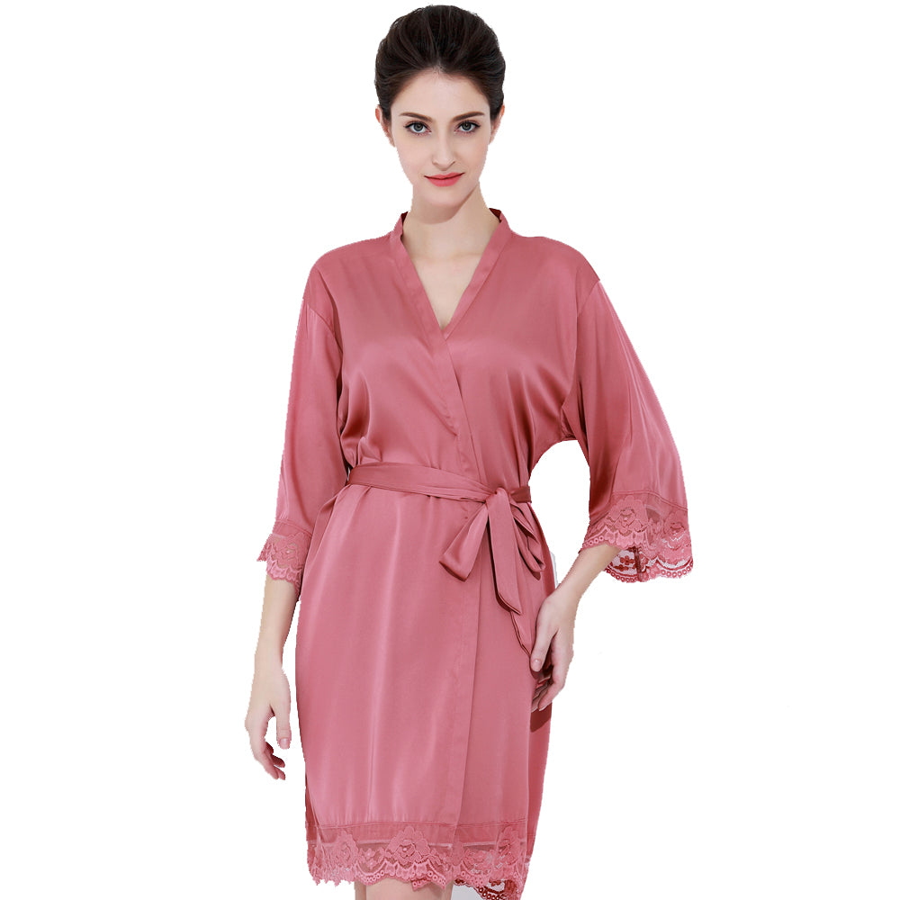 Emily Dusky Pink Robe