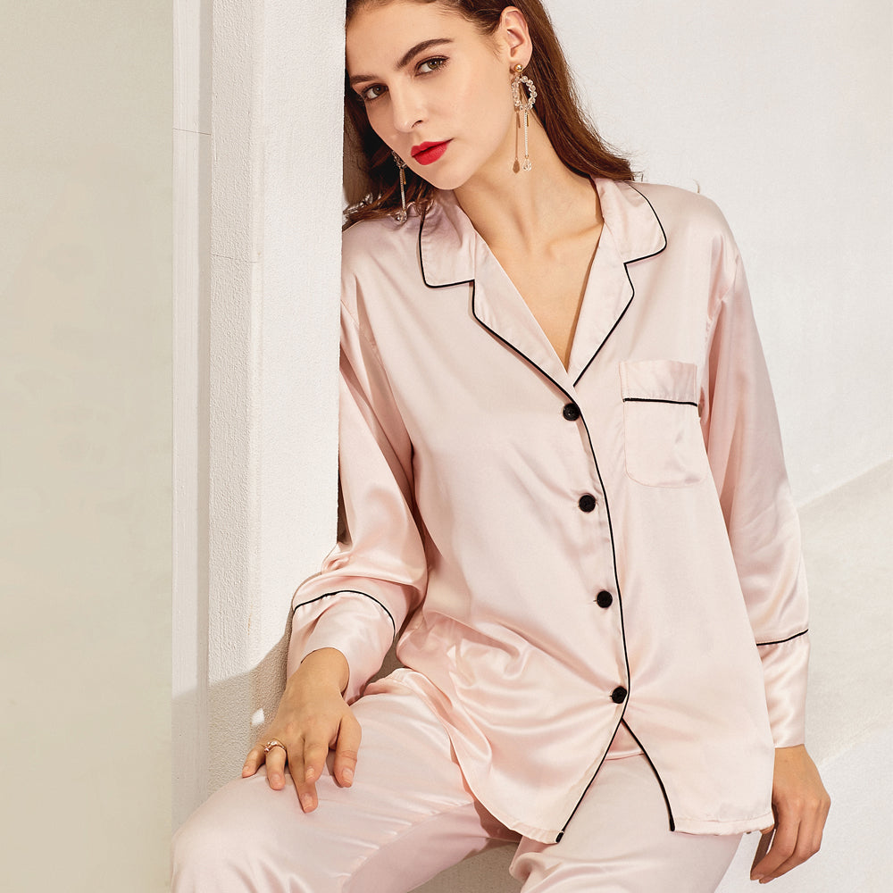 Blush Long Pyjamas