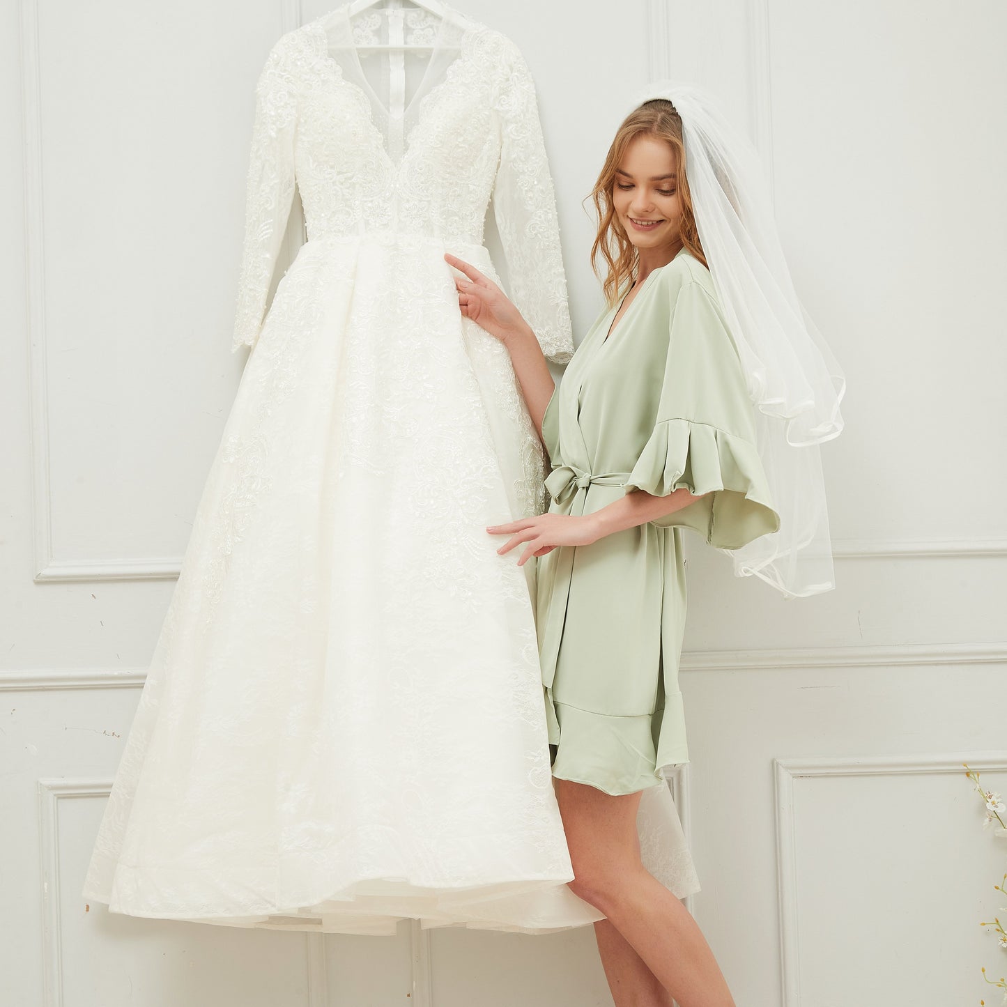 Isla Sage Green Robe