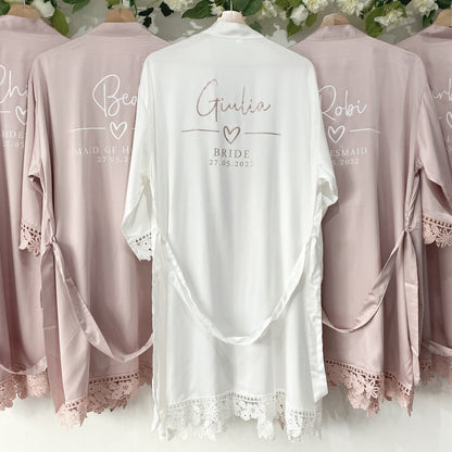 Ella White Robe - UK 24-30