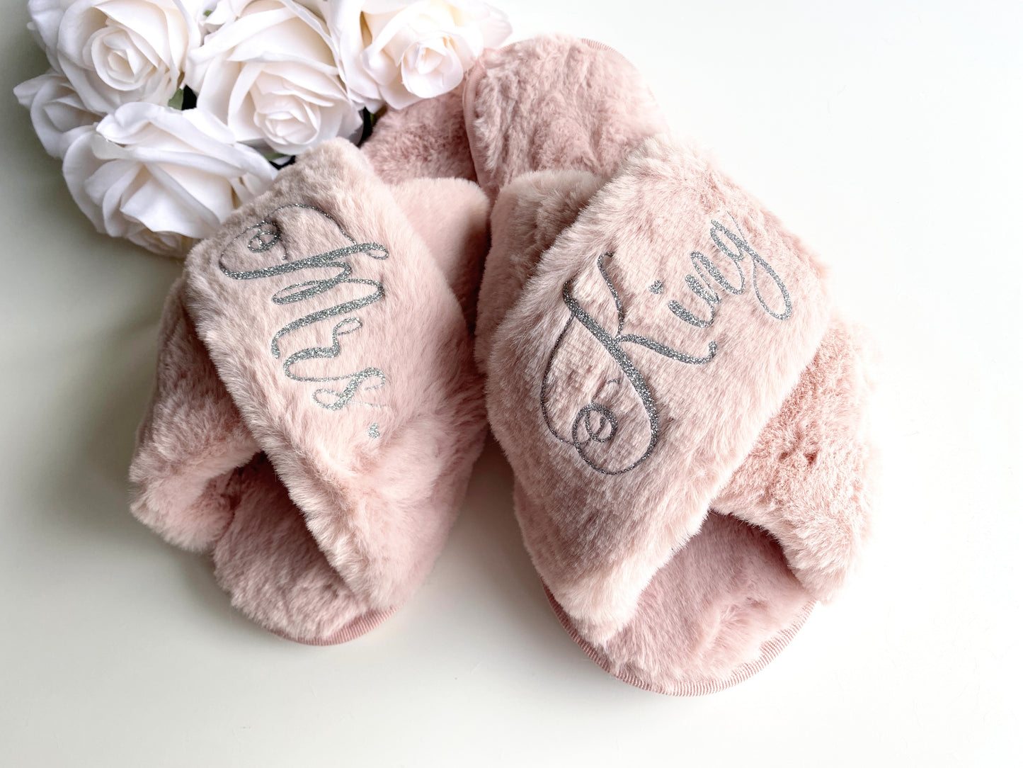 Pink Luxury Crossover Slippers