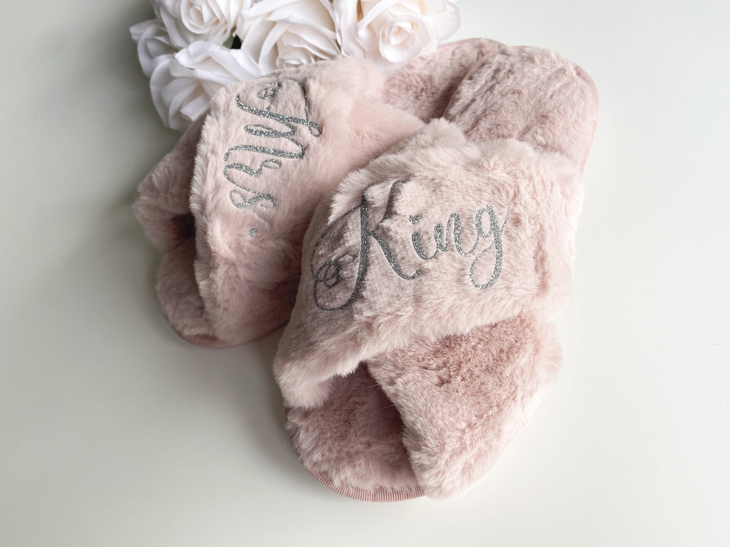 Pink Luxury Crossover Slippers