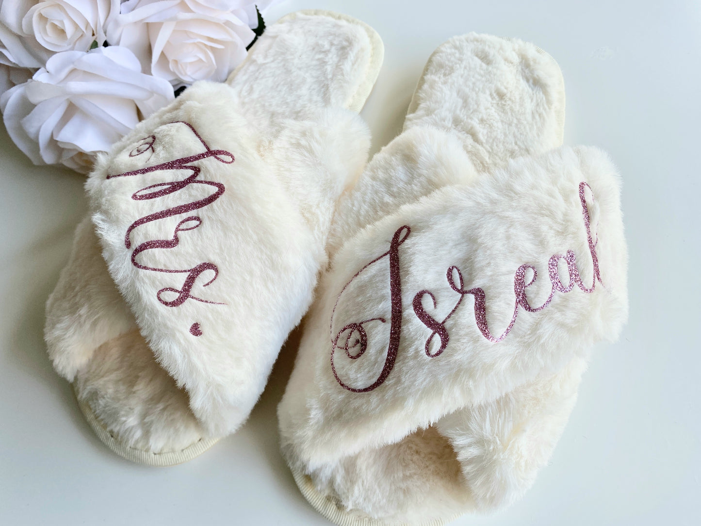 Cream Luxury Crossover Slippers