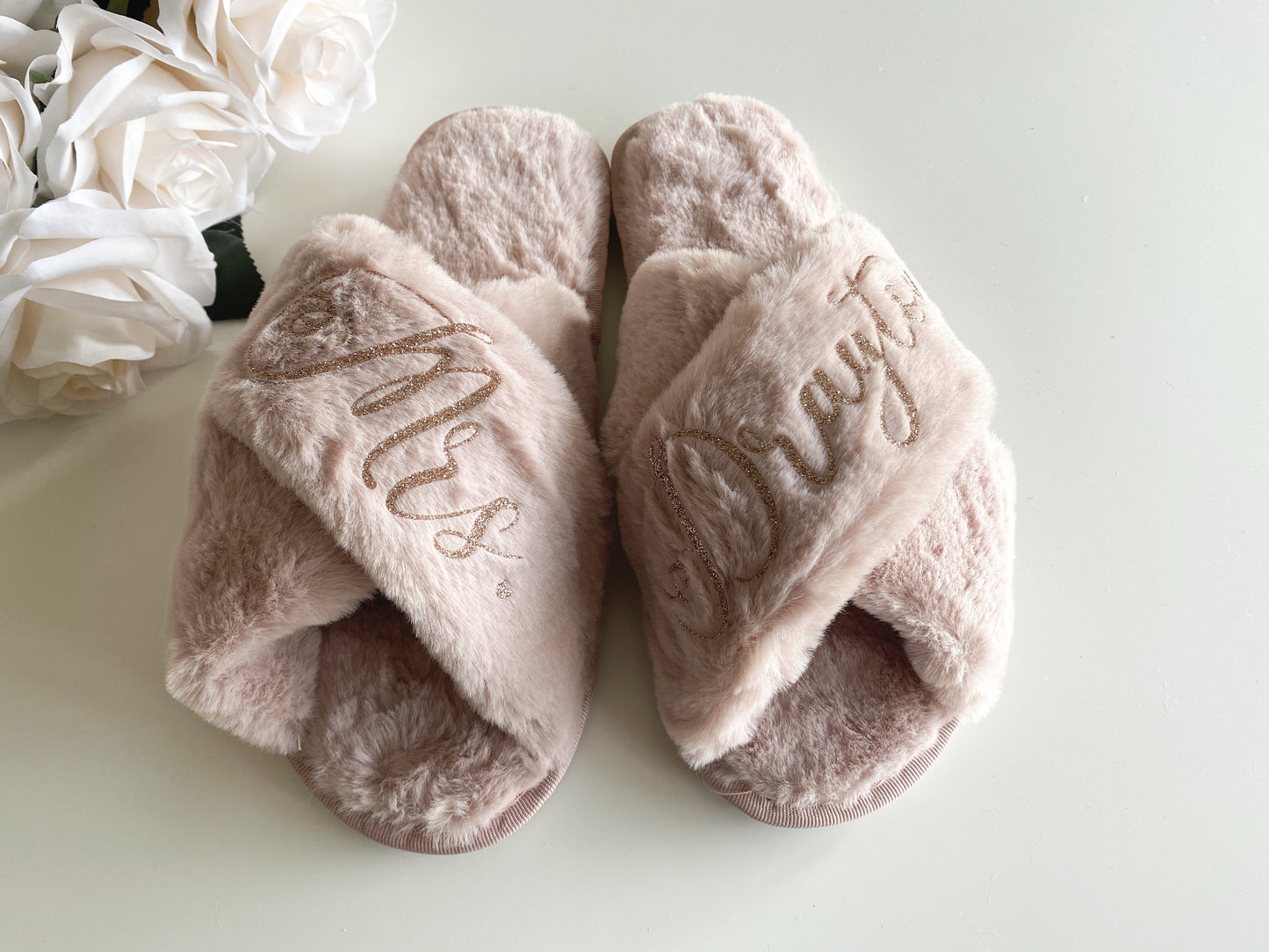 Pink Luxury Crossover Slippers