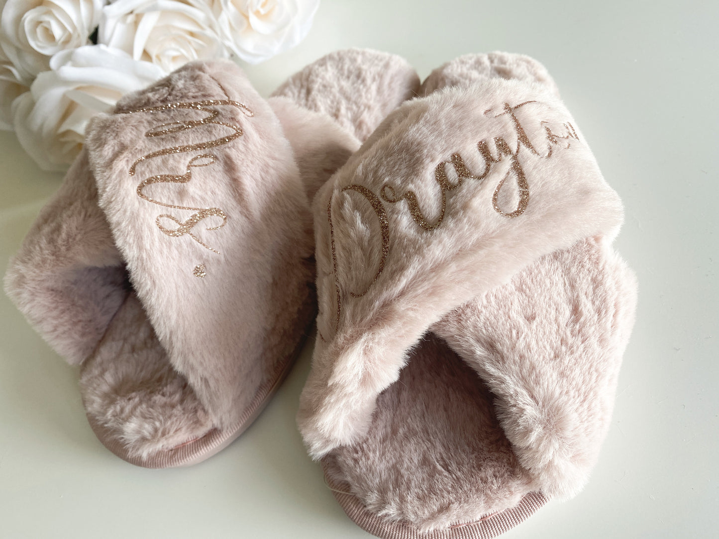 Pink Luxury Crossover Slippers