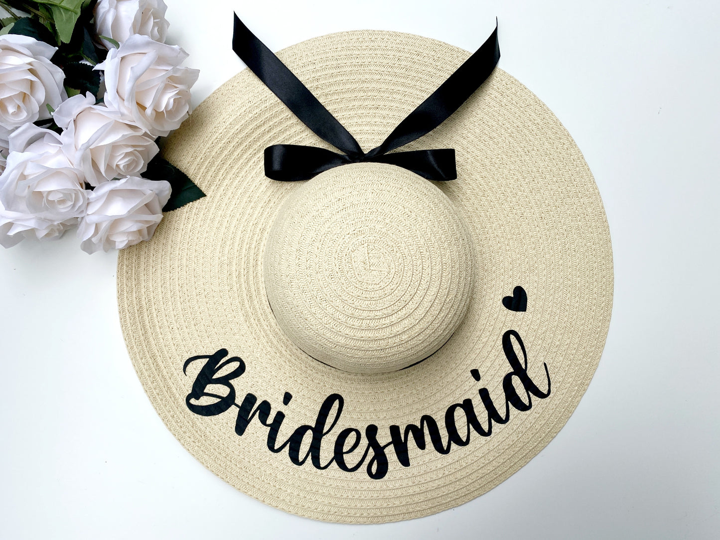 Bridesmaid Straw Sun Hat