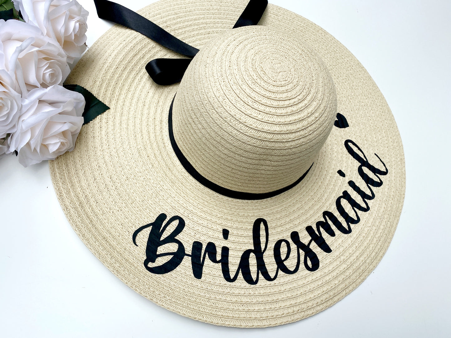 Bridesmaid Straw Sun Hat