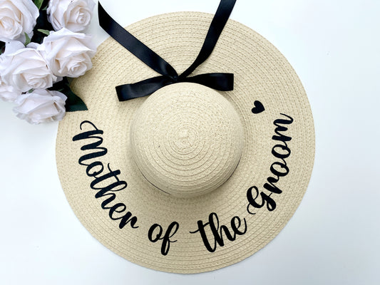 Mother of the Bride / Groom Straw Sun Hat