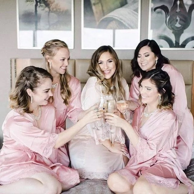Emily Pale Pink Robe