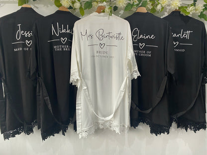 Ella Black Robe - UK 18-22