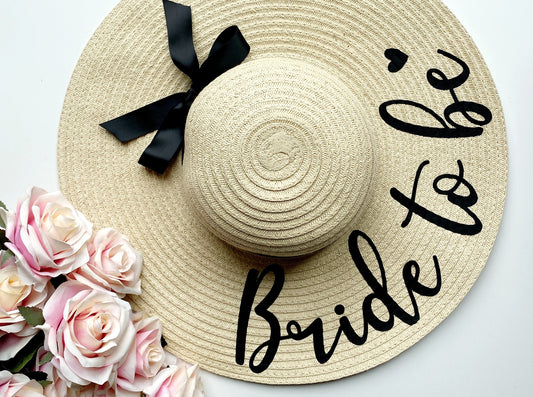 Bride to be Straw Sun Hat
